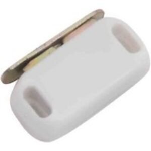 4Trade Magnetic Catches Medium White Pack of 2