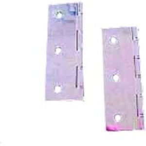 4Trade Double Steel Washered Butt Hinge Chrome Plated 102 x 70mm Pack of 2