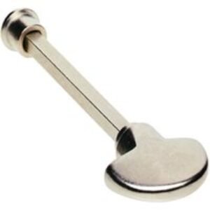 Urfic Escutcheon Bathroom Handle Satin Nickel