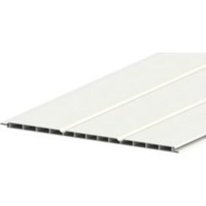 Liniar Hollow Soffit Board White 300mm x 9mm (Pack of 5)
