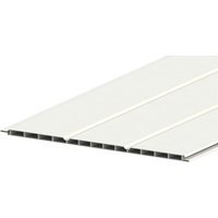 Liniar Hollow Soffit Board White 300mm x 9mm (Pack of 5)
