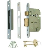 4Trade Mortice Sashlock 5 Lever 64mm Satin
