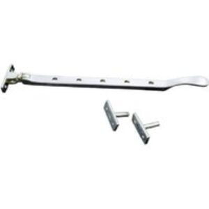 4Trade Casement Stay 2 Pin Chrome Plated 250mm