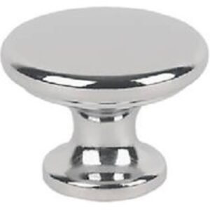 4Trade Classic Knob Chrome 38mm Pack of 2