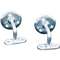 4Trade Handrail Brackets Zinc Plated 63mm Pack of 2