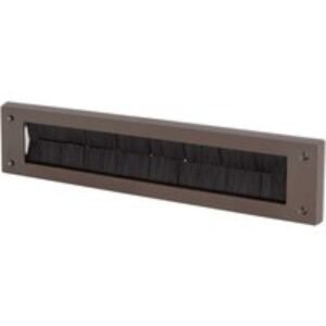 Stormguard Letterbox Plate Brush Draught Excluder Brown