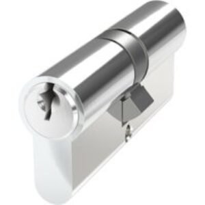 Mila Prolinea 6 Pin Double Euro Cylinder 35/35 Polished Chrome Anti-drill