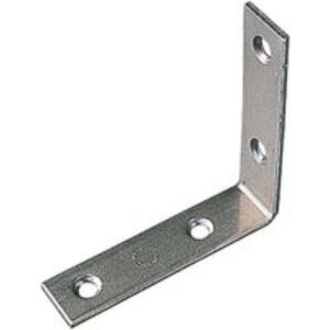 4Trade Corner Braces Zinc Plated 75mm Pack of 4