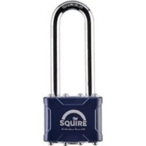 Squire laminated padlock extra long shackle 44mm