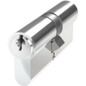 Mila Prolinea 6 Pin Double Euro Cylinder 45/45 Polished Chrome