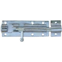 4Trade Tower Bolt Straight Galvanised 100mm
