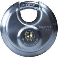 Defender 70mm Stainless Steel Disc Lock