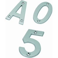 Satin Stainless Steel 102mm Numeral in 2
