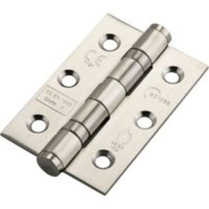 Eclipse 76 x 51 x 2mm Satin Stainless Steel Ball Bearing Hinge Grade 7
