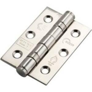 Eclipse 76 x 51 x 2mm Polished Stainless Steel Ball Bearing Hinge Grade 7