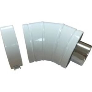 Grant ELBK2245/200 90-200 Vertical Balanced Flue High Level 45 Deg Elbow