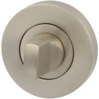 Hafele Olton Escutcheon Bathroom Turn Satin Nickel