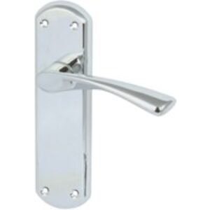 Hafele Olton Lever Latch Handle Polished Chrome