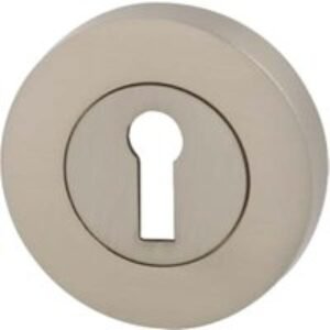 Hafele Olton Escutcheon Standard Lock Satin Nickel