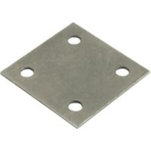 Hafele Fixing Plate 50 x 50 x 2 Self Colour