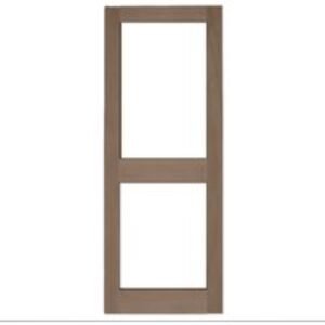 Solid Dark Oak External Door 2XGG External Door Custom size