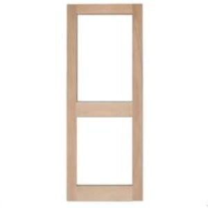 Solid Light Oak External Door 2XGG External Door Custom size
