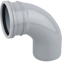 OsmaSoil 3S161G 82mm Ring-Seal Bend 90ø Grey