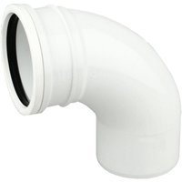 Wavin OsmaSoil S/S bend 87.5° 110mm white