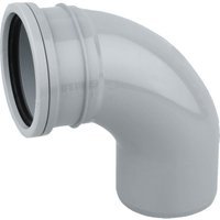 Wavin OsmaSoil S/S bend 87.5° 110mm grey