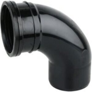 Wavin OsmaSoil S/S bend 87.5° 110mm black