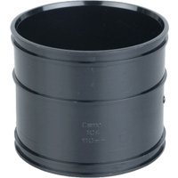 Wavin OsmaSoil D/SW double socket coupler 110mm black