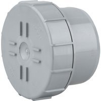 Wavin OsmaSoil plain ended access plug 110m grey