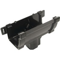 Wavin Osma StormLine Line running outlet 111mm black 8T806B
