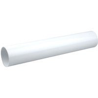 Wavin OsmaSoil plain ended pipe 110mm white 0.6m
