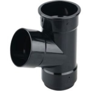 Wavin Osma RoundLine pipe branch 67.5° 68mm black 0T035B