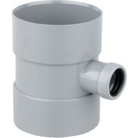 Wavin OsmaSoil D/SW bossed pipe (ring seal) 110mm grey
