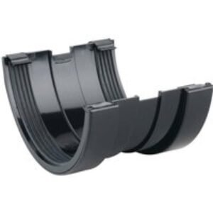 Wavin Osma RoofLine gutter union 150mm black 6T609B