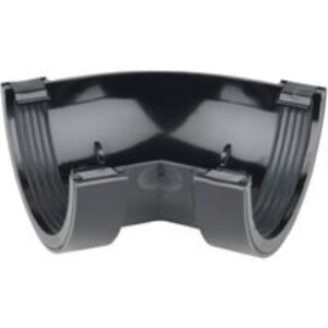Wavin Osma RoundLine gutter angle 45° 112mm black 0T004B