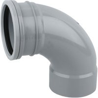 Wavin OsmaSoil S/SW bend 90° 110mm grey
