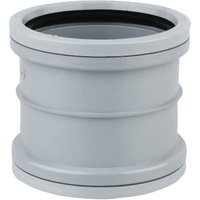 Wavin OsmaSoil D/S repair coupler 110mm grey