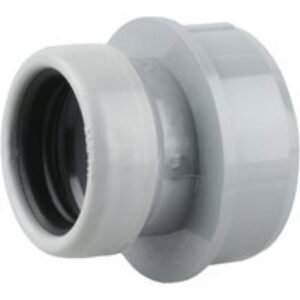 Wavin OsmaSoil S/S boss adaptor (ring-seal) 32mm grey