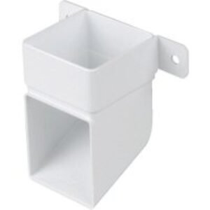 Wavin Osma SquareLine pipe shoe and bracket 61mm white 4T832W