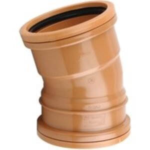 OsmaDrain Double Socket Short Radius Bend 15° 110mm 4D567