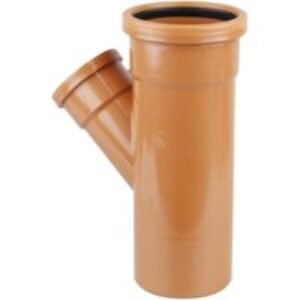 OsmaDrain Single Socket Unequal Junction 45° 110x160mm 6D218