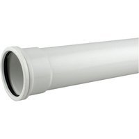 Wavin OsmaSoil S/S pipe 110mm white 3m