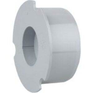Wavin OsmaSoil plain ended socket plug 110m grey