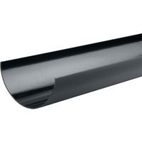 Wavin Osma SuperLine gutter 125mm black 4m 5T574B