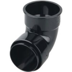 Wavin Osma RoundLine pipe bend 87.5° 68mm black 0T161B