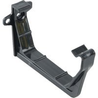 Wavin Osma SquareLine gutter support bracket 100mm black 4T819B