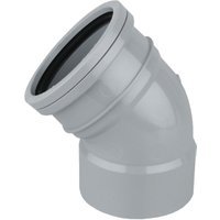 Wavin OsmaSoil SW/S bend 45° 110mm grey